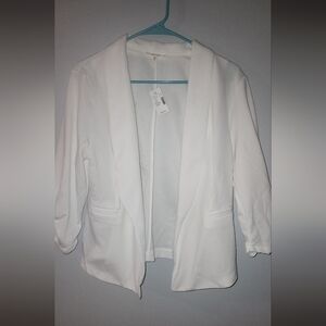 Large White blazer